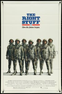 5r0831 RIGHT STUFF advance 1sh 1983 great line up of the first NASA astronauts all suited up!