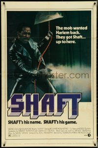 5r0862 SHAFT 1sh 1971 classic image of Richard Roundtree, hotter than Bond, cooler than Bullitt