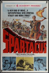 5r0877 SPARTACUS awards 1sh 1961 classic Stanley Kubrick & Kirk Douglas, winner of 4 Oscars!