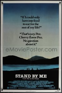 5r0884 STAND BY ME 1sh 1986 Phoenix, Feldman, O'Connell, Wheaton, Sutherland, cherry Pez, rated!