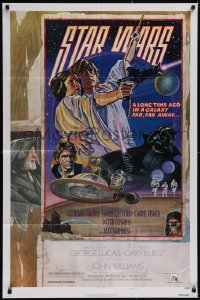 5r0890 STAR WARS style D NSS style 1sh 1978 A New Hope, circus poster art by Drew Struzan & White!