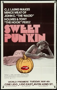 5r0918 SWEET PUN'KIN 1sh 1976 Roberta Findlay, sexy C.J. Laing makes mince meat of John Holmes!