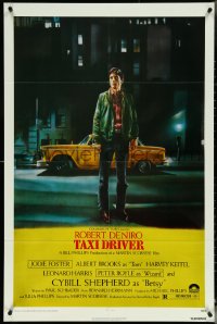 5r0927 TAXI DRIVER 1sh 1976 classic Peellaert art of Robert De Niro, directed by Martin Scorsese!