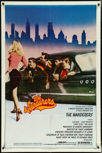 5r0984 WANDERERS 1sh 1979 Ken Wahl in Kaufman's 1960s New York City teen gang cult classic!