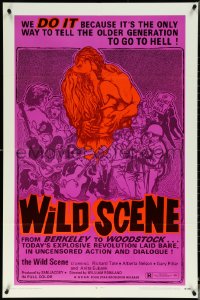 5r1002 WILD SCENE 1sh 1970 John Craven, Richard Tate, Alberta Nelson, sexy images!