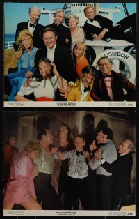 5r1613 POSEIDON ADVENTURE 8 color 11x14 stills 1972 Red Buttons, Gene Hackman & Stella Stevens!