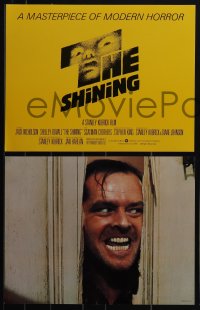 5r1551 SHINING 13 color 11x14 stills 1980 King & Kubrick, Duvall, Nicholson, Bass, complete set!