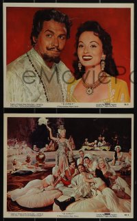 5r1862 KISMET 12 color 8x10 stills 1956 Howard Keel is a devil with women, Ann Blyth!