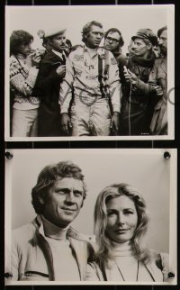 5r1905 LE MANS 5 8x10 stills 1971 race car driver Steve McQueen & Andersen, cars on track, crash!