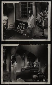 5r1932 MAD LOVE 3 8x10 set reference photos 1935 two with Frances Drake on Gogols house sets w/slate!