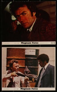 5r1885 MAGNUM FORCE 7 8x10 mini LCs 1973 Clint Eastwood as Dirty Harry, Hal Holbrook, top cast!