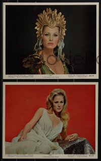 5r1865 SHE 12 color 8x10 stills 1965 sexy Ursula Andress, Christopher Lee, Cushing, Hammer fantasy!