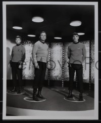 5r1949 STAR TREK 2 8x10 stills 1968 Shatner as Kirk, Nimoy as Spock, Kelley as Bones, Ansara as Kang!