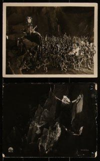 5r1936 TEN COMMANDMENTS 3 8x10 stills 1923 Cecil B. DeMille, Theodore Roberts, The Golden Calf!