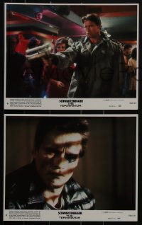 5r1882 TERMINATOR 8 8x10 mini LCs 1984 Arnold Schwarzenegger, Hamilton, James Cameron sci-fi classic