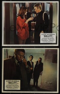 5r1740 BULLITT 6 English FOH LCs 1969 Steve McQueen, Jacqueline Bisset, crime classic!