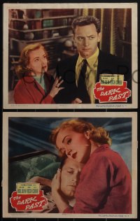 5r1673 DARK PAST 3 LCs 1949 great images of criminal William Holden, Nina Foch, Lee J. Cobb!