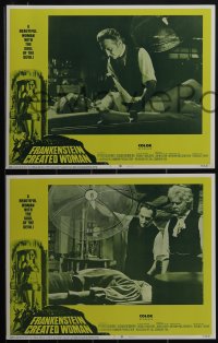 5r1582 FRANKENSTEIN CREATED WOMAN 8 LCs 1967 Peter Cushing, Susan Denberg had the soul of the Devil!