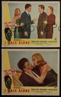 5r1647 I WALK ALONE 6 LCs 1948 great images of sexy Lizabeth Scott and rough, tough Burt Lancaster!