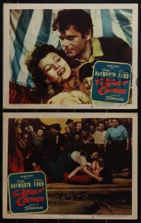 5r1650 LOVES OF CARMEN 6 LCs 1948 dancing Rita Hayworth, Glenn Ford, Robert Sidney, Moss!