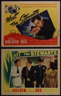 5r1606 MEET THE STEWARTS 8 LCs 1942 William Holden & Frances Dee think that in-laws should be outlawed!