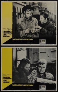 5r1652 MIDNIGHT COWBOY 6 int'l LCs 1969 Dustin Hoffman, Jon Voight, John Schlesinger classic!