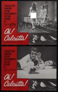 5r1665 OH CALCUTTA 4 LCs 1972 Jacques Levy directed sex musical, wacky sexy images!