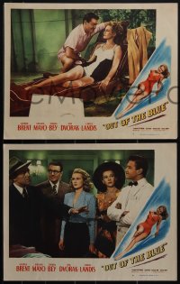 5r1678 OUT OF THE BLUE 3 LCs 1947 super sexy Virginia Mayo, George Brent, Turhan Bey, Dvorak!