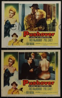 5r1614 PUSHOVER 8 LCs 1954 great images of Fred MacMurray, Dorothy Malone, sexiest Kim Novak!