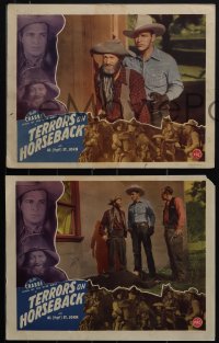 5r1654 TERRORS ON HORSEBACK 6 LCs 1946 Buster Crabbe, King of the Wild West, Al Fuzzy St. John!