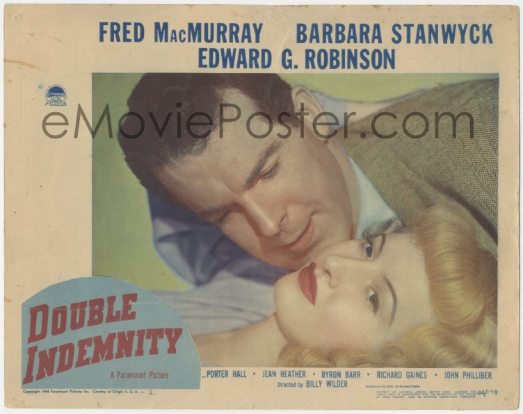 5r1216 Double Indemnity Lc 2 1944 Billy Wilder Best Close Up Of Barbara 