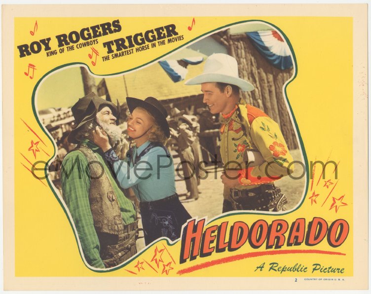 eMoviePoster.com: 5r1259 HELDORADO LC #2 1946 Roy Rogers laughs at ...