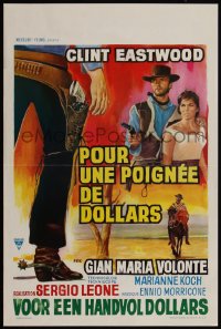 5s0414 FISTFUL OF DOLLARS Belgian R1970s Sergio Leone, Clint Eastwood is most dangerous man!