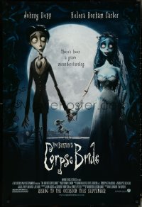 5s0848 CORPSE BRIDE advance DS 1sh 2005 Tim Burton horror musical, rising to the occasion this year!