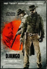 5s0861 DJANGO UNCHAINED int'l advance DS 1sh 2012 Jamie Foxx, Christoph Waltz, Leonardo DiCaprio!