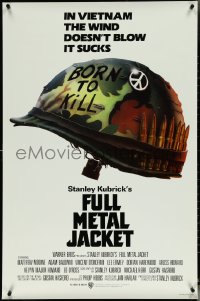 5s0907 FULL METAL JACKET advance 1sh 1987 Stanley Kubrick Vietnam War movie, Philip Castle art!