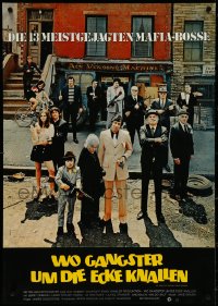 5s0337 GANG THAT COULDN'T SHOOT STRAIGHT German 1972 Jerry Orbach, Robert De Niro, Villechaize, rare!