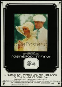 5s0341 GREAT GATSBY German 1974 Robert Redford, Mia Farrow, from F. Scott Fitzgerald novel!