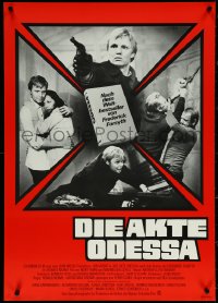 5s0358 ODESSA FILE German 1975 Jon Voight, Schell, dramatic completely different design, rare!