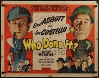 5s0472 WHO DONE IT 1/2sh R1948 Bud Abbott & Lou Costello w/ Gargan, Bendix, Albritton, ultra rare!