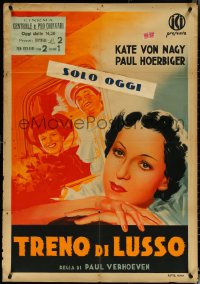 5s0101 SALONWAGEN E 417 Italian 1sh 1942 Curt Jurgens, directed by the other Paul Verhoeven, rare!