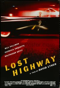 5s0966 LOST HIGHWAY int'l 1sh 1997 David Lynch, images of Bill Pullman & Patricia Arquette!