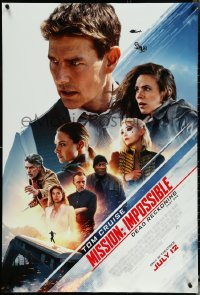 5s0984 MISSION: IMPOSSIBLE DEAD RECKONING PART ONE advance DS 1sh 2023 Cruise, Ferguson & top cast!