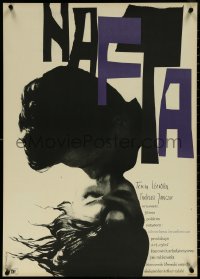 5s0331 NAFTA Polish 23x33 1961 Stanislaw Lenartowicz, romantic art by Roman Cieslewicz!