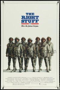 5s1036 RIGHT STUFF advance 1sh 1983 great line up of the first NASA astronauts all suited up!