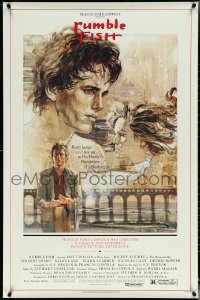 5s1042 RUMBLE FISH 1sh 1983 Francis Ford Coppola, great art of Matt Dillon by John Solie!