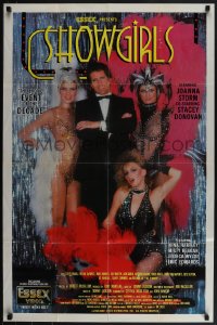 5s1049 SHOW GIRLS video/theatrical 25x38 1sh 1987 Jessica Wylde, Nina Hartely, Joanna Storm!