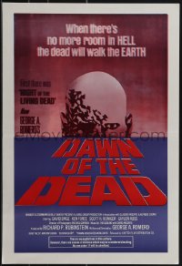 5s0087 DAWN OF THE DEAD South American 1979 Romero, no more room in HELL for the dead, Powers art!