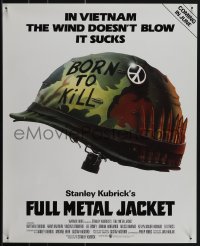 5s0401 FULL METAL JACKET 17x21 special poster 1987 Stanley Kubrick Vietnam War movie, Castle art!