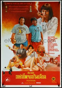 5s0108 PULP FICTION signed #31/99 22x31 Thai art print 2021 by Wiwat, different art of cast!